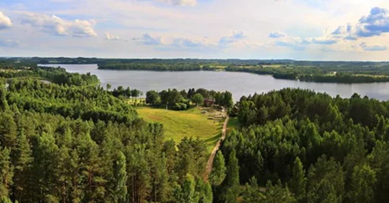 Image du parc national d’Aukštaitija en Lituanie.